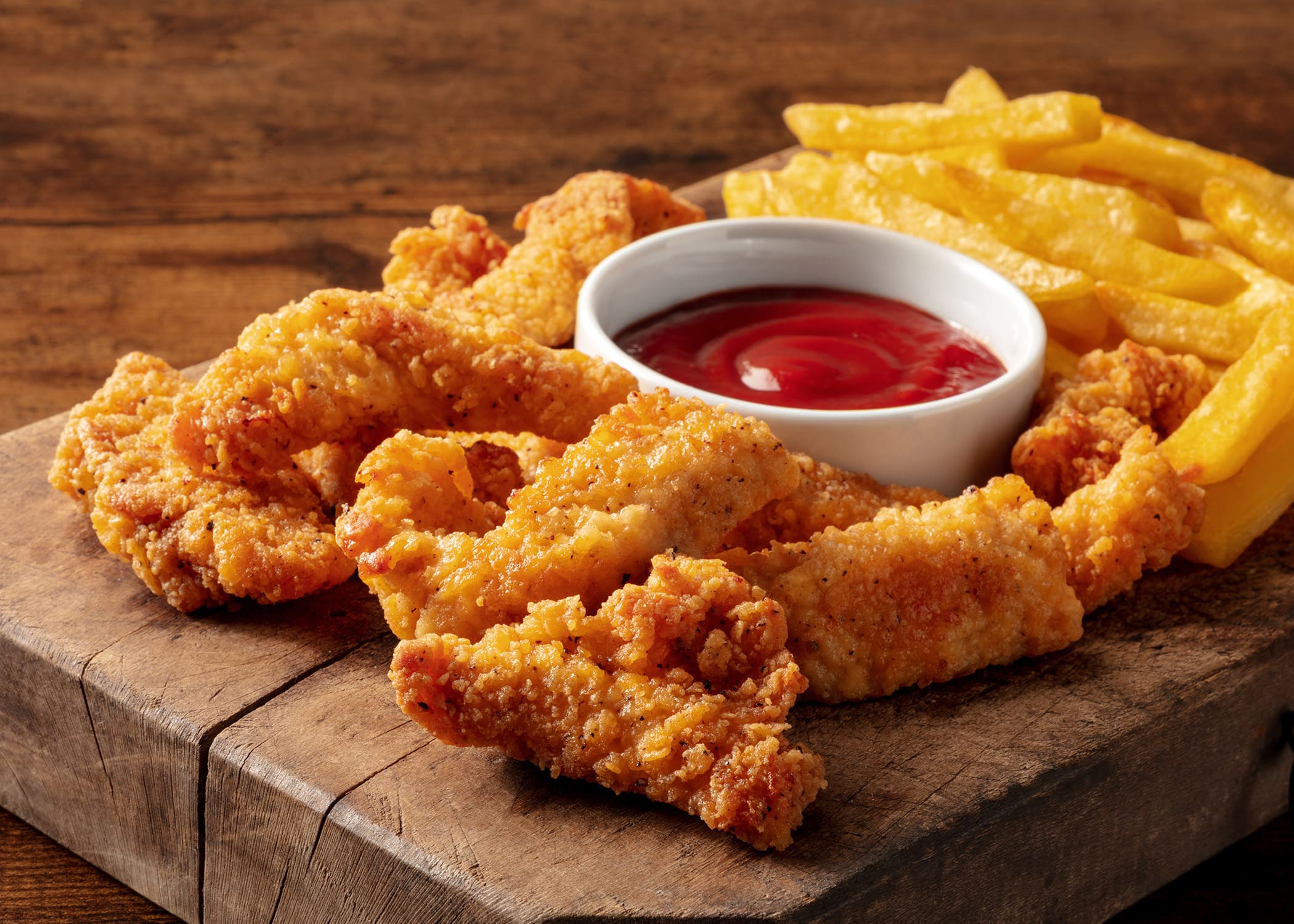 fried chicken tenders platter