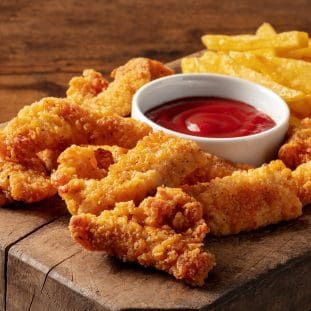 fried chicken tenders platter